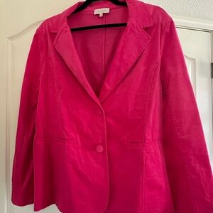 Skies Are Blue Fuchsia Blazer